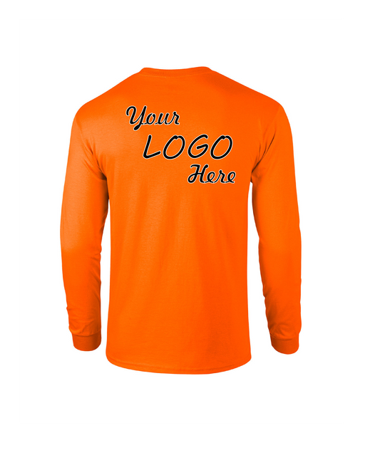 6-Piece Long sleeve hi-vis Safety color long sleeve