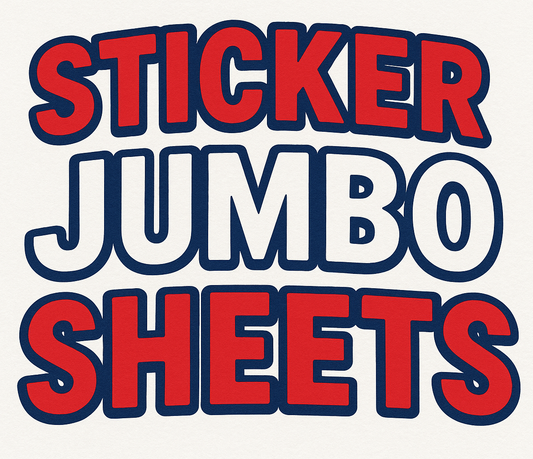 3x3in Sticker Jumbo Sheets