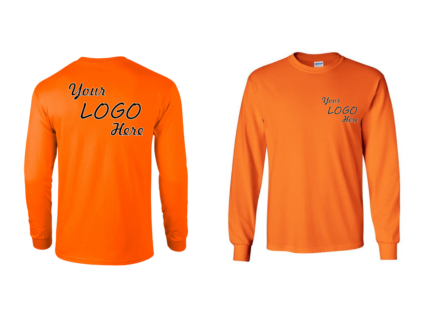 6-Piece Long sleeve hi-vis Safety color long sleeve