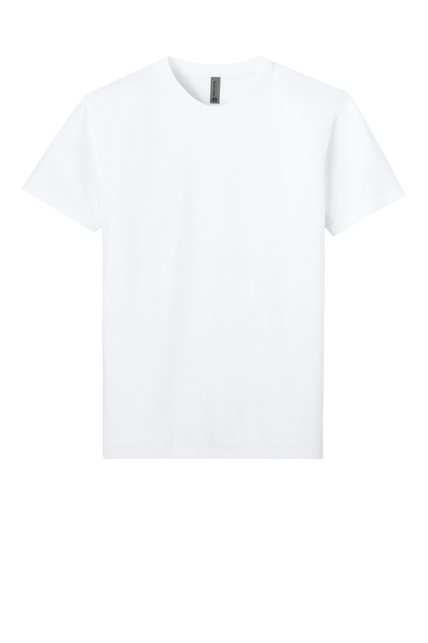 White Creneck Tee Blank