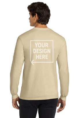 Unisex Long sleeve Cotton Blank